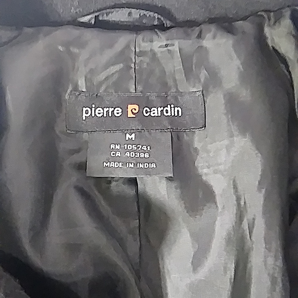 PIERRE CARDIN COAT BLACK MEDIUM - Picture 6 of 15